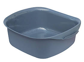 Таз пластиковий 5 літрів квадратний з ручками металік 32*27*10,5 см (ПолімерАгро)