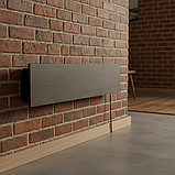 Керамічний теплий плінтус c програматором Flyme 420PB коричневе дерево, фото 2