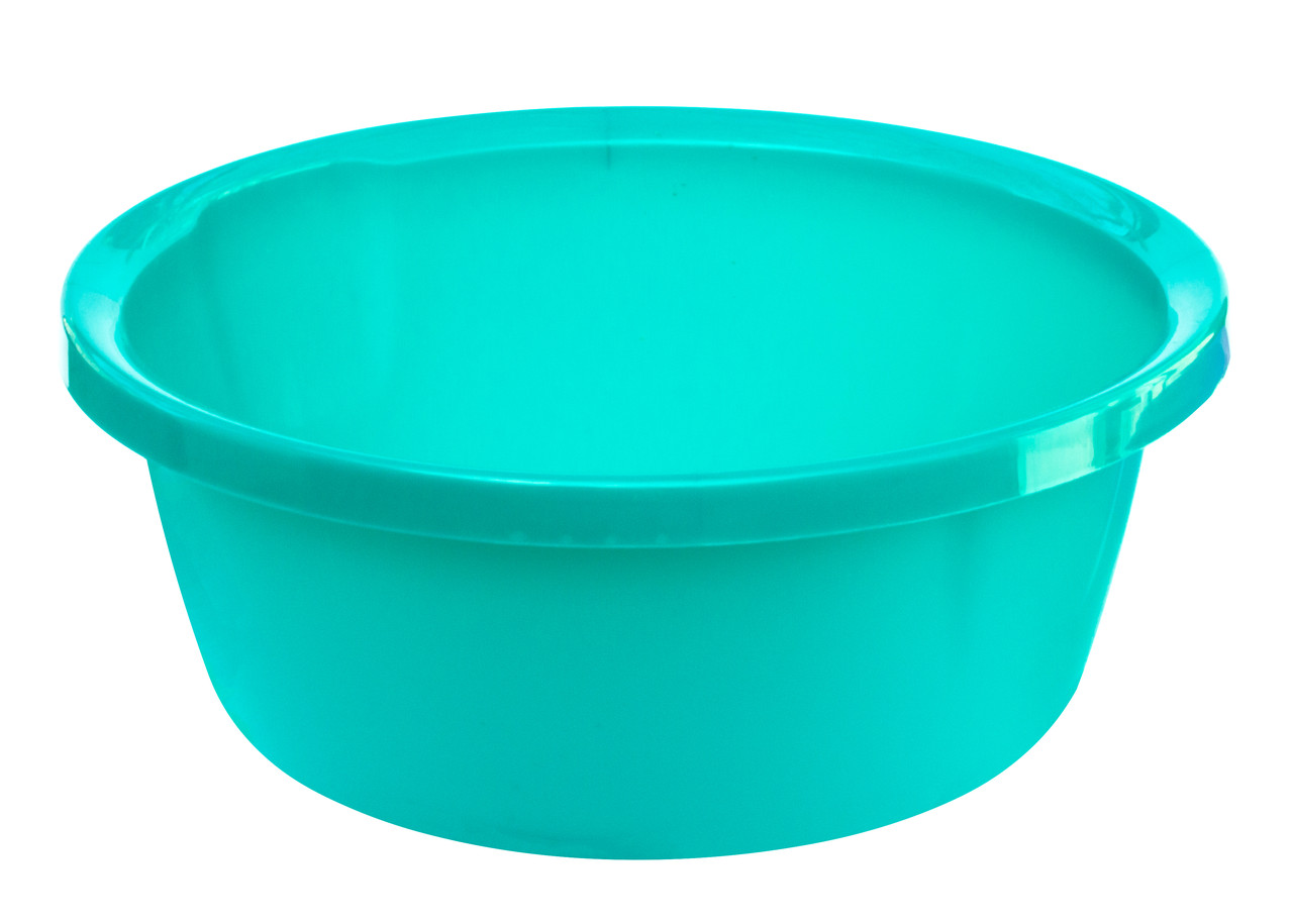 Таз 5 літрів круглий MODERN бірюзовий Ø 29 см h=11.5 см (ПолімерАгро), фото 1