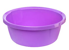 Таз 5 літрів круглий MODERN лаванда Ø 29 см h=11.5 см (ПолімерАгро)