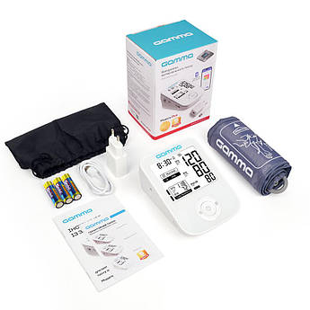 Автоматичний тонометр Gamma Plus з адаптером Type-C. Точний тонометр-автомат. Автоматичний вимірювач тиску. Тискомір