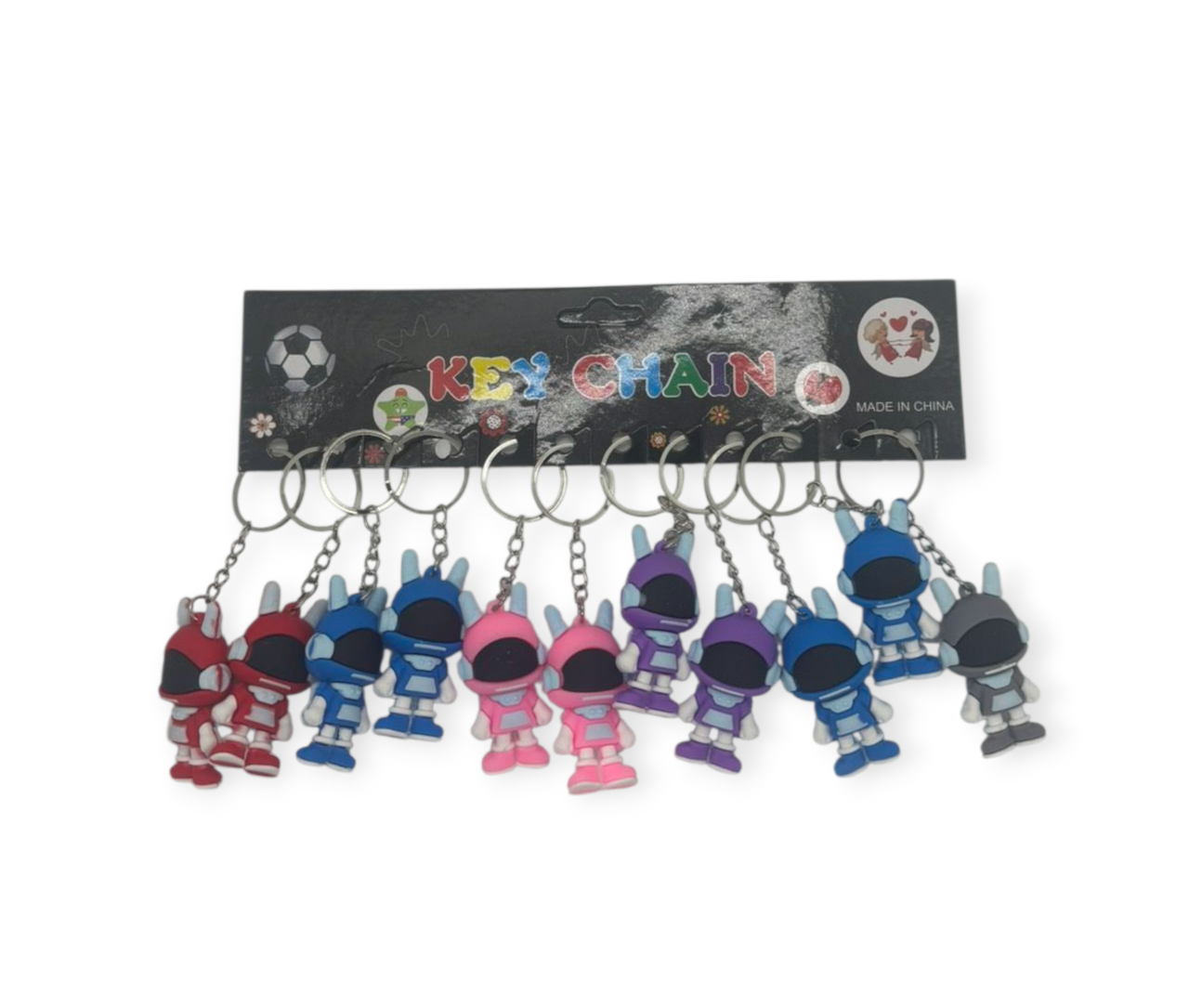 Брелок гумовий Космонавт, фото 1