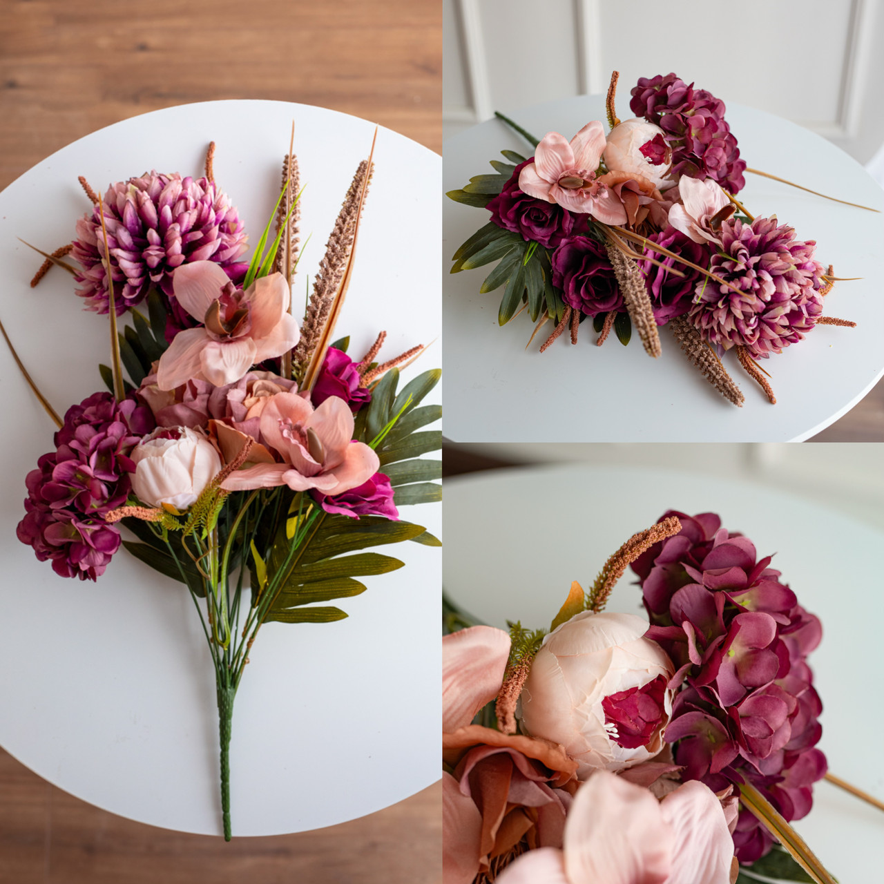 Букет-композиція з орхідей , троянд та піону, фото 1