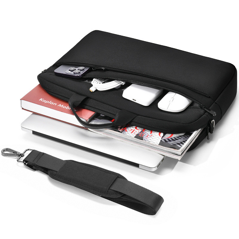 Містка сумка для ноутбука 15-16" дюймів - Чорний, фото 1