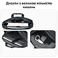 Містка сумка для ноутбука 15-16" дюймів - Чорний, фото 4