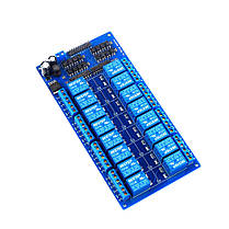Модуль реле BESTEP 16 каналів з оптоізоляцією та живленням LM2596, 24 В, фото 3
