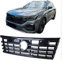Решітка радіатора (R-Line) VOLKSWAGEN TOUAREG (2018-) чорний глянець 760853651JBUS