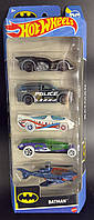 Набор машинок Хот Вилс Hot Wheels Batman (5 Pack)