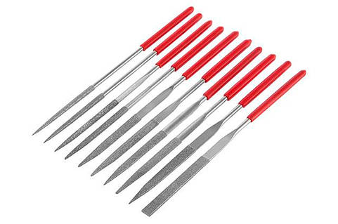 Набор надфилей Intertool - 140мм алмазные (10шт) 🔥