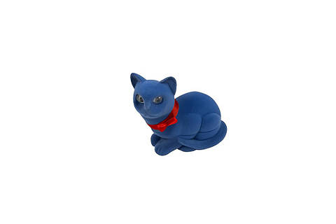 1430 Футляр "кошка" серый универсальная прорезь