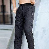 Зимові, товсті, чоловічі, термоштани вологовідштовхувальні, всередині щільний утеплювач L 52 р