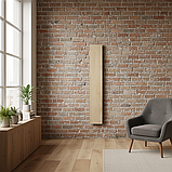 Вертикальна керамічна панель опалення з програматором Flyme 420TBg бежеве дерево, фото 5