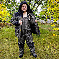 Зимовий костюм “Diamond Cotton” (Хакі-чорний) –30 °C
