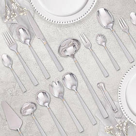 Столовий набір 72 предметів Maestro MR-1517G-72 - MegaLavka