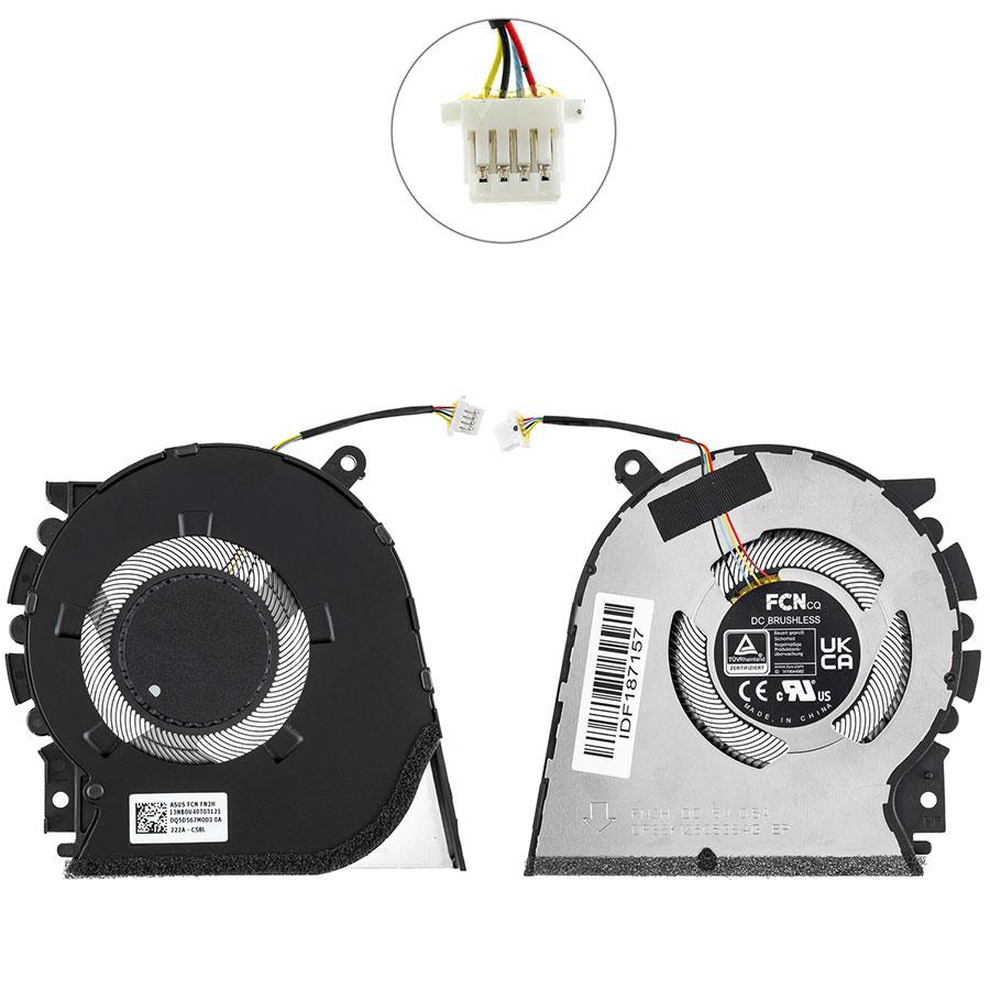 Оригінальний вентилятор для ноутбука Asus VivoBook (K6400ZC, M3401QA, M3401QC) GPU FAN, фото 1