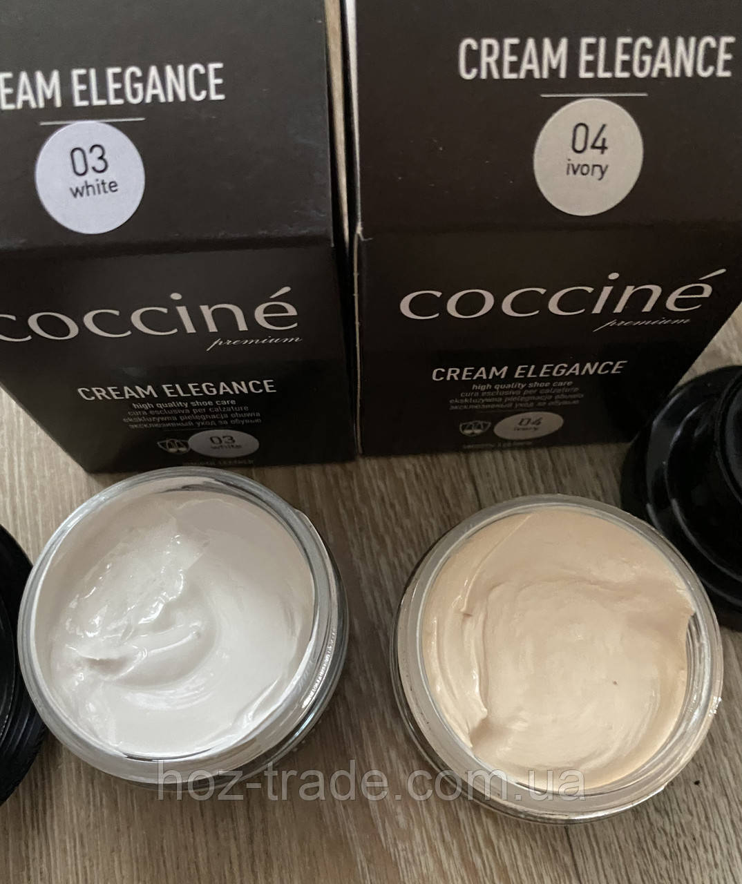 Крем для взуття білий Білий Coccine