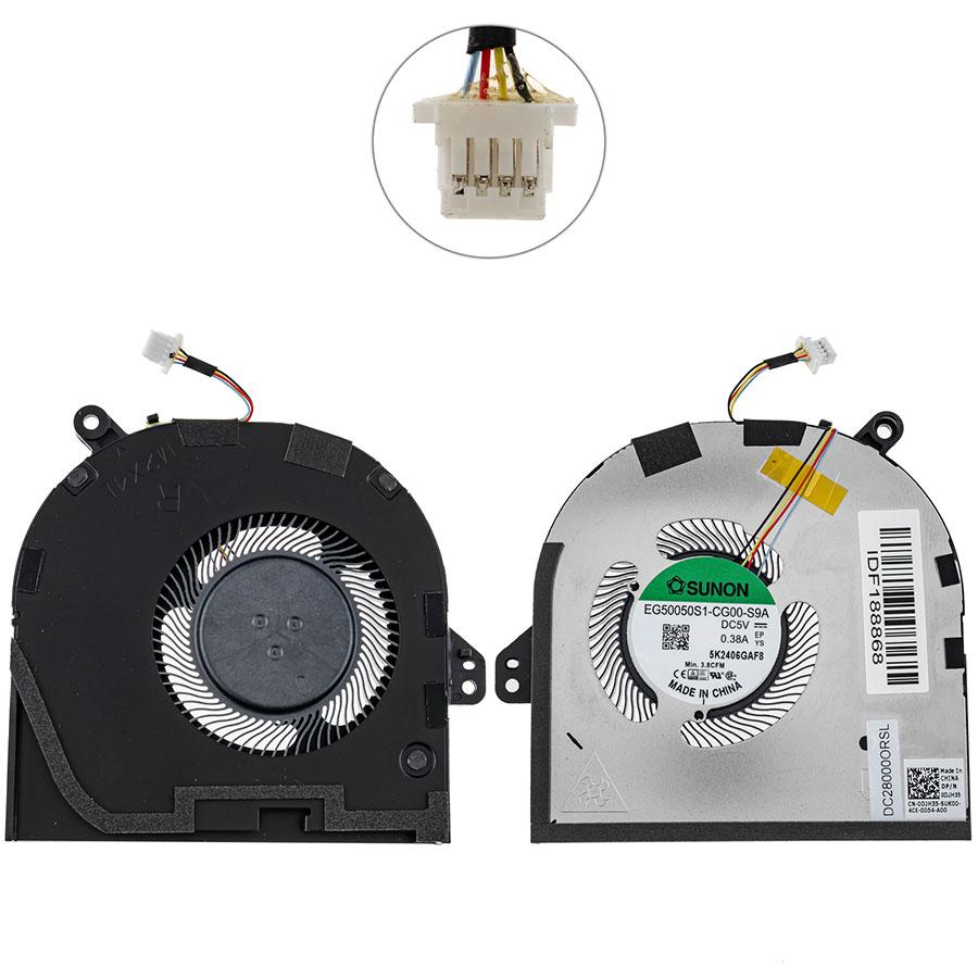 Оригинальный вентилятор для ноутбука Dell (XPS 15: 9500, 9510, Precision: 5550, 5560), GPU, фото 1