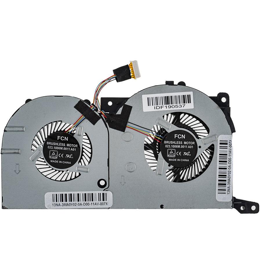 Оригінальний вентилятор для ноутбуку Lenovo (IdeaPad Y700-14ISK) (подвійний), фото 1