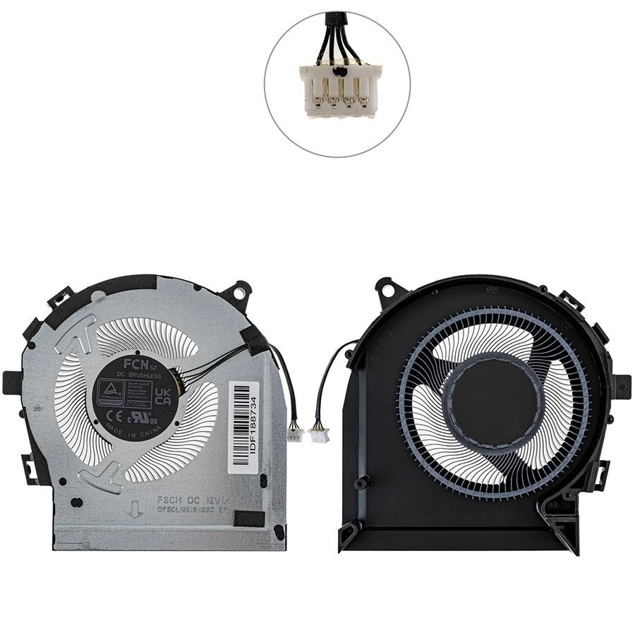 Оригінальний вентилятор для ноутбуку Lenovo (Legion 5 16IRX9, Y7000P IRX9 2024) GPU, 12V, фото 1