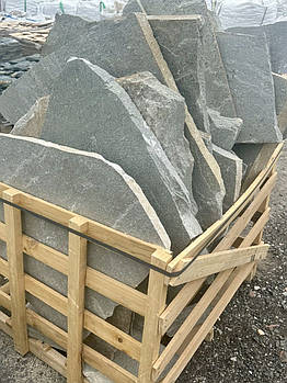 Камінь (великий розмір) для покрокових доріжок сланець сірий