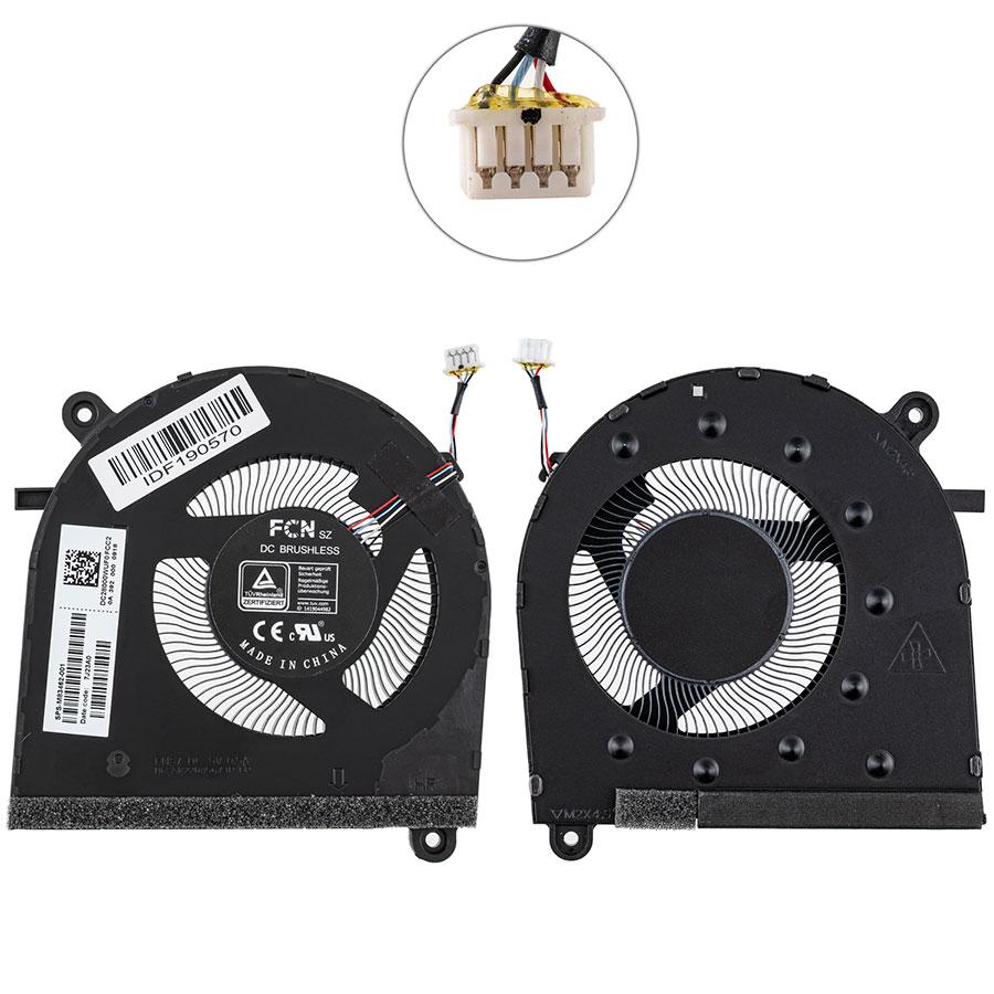 Оригінальний вентилятор для ноутбуку HP (16-F 16T-F 16-F1013DX 16-F0023DX) GPU, фото 1