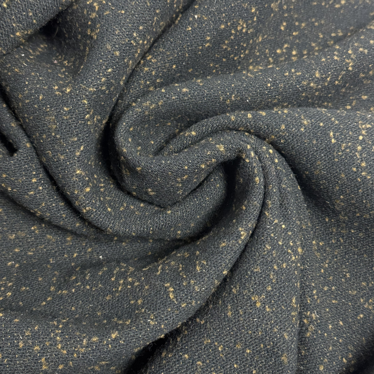 Вовна Італія, колір чорний/золото, фото 1