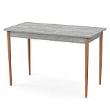 Розсувний стіл Неман МОНО прямокутний Бетон/Лак, фото 3