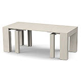 Обідній розсувний стіл Неман ПІТОН Люкс Шовковий камінь, фото 2