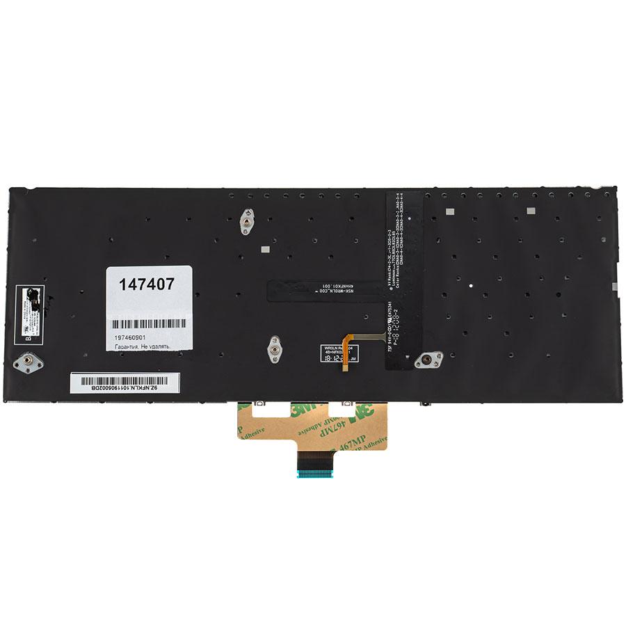 Клавіатура для ноутбука ASUS (UX433 series) ukr, silver, без фрейма, підсвічування клавіш (ОРИГИНАЛ), фото 1