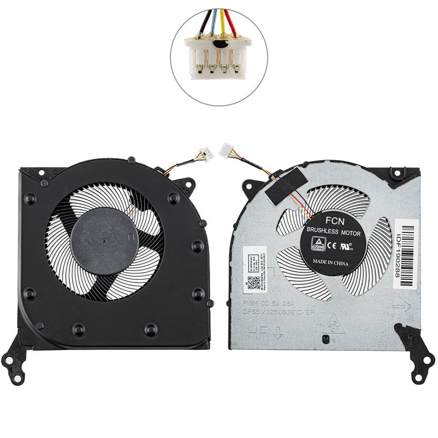 Оригінальний вентилятор для ноутбука LENOVO Legion 5 15ARH05, 5 15IMH05H, 5 17IMH05, 5 17IMH05H, 5V, CPU, фото 1