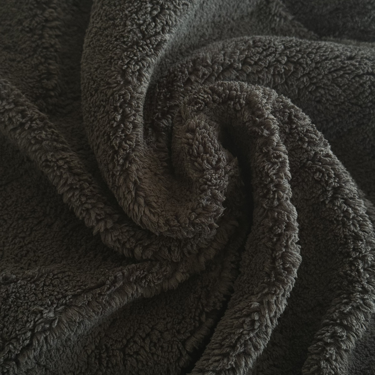 Хутро Тедді, колір чорний, фото 1