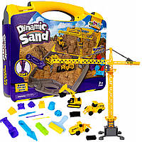 Кінетичний пісок "будівельні машини" великий набір Xxl для дітей для пісочниці