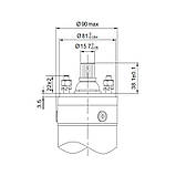 Насос відцентровий свердловинний 0.55 кВт H 61 (49)м Q 80(50)л/хв Ø Ø Ø 9QUATICA (DONGYIN) 3.5SDm3/11 (777113), фото 2