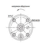 Насос відцентровий свердловинний 0.55 кВт H 61 (49)м Q 80(50)л/хв Ø Ø Ø 9QUATICA (DONGYIN) 3.5SDm3/11 (777113), фото 3