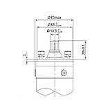 Насос відцентровий 0.75 кВт H 91(68)м Q 45(30)л/хв mid Ø 80 мм AQUATICA 3QJD2-21-0.75 (778103), фото 2