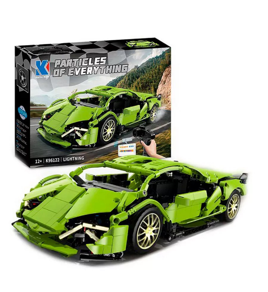 Радіокерована машина конструктор Lamborghini K96122 Зелена
