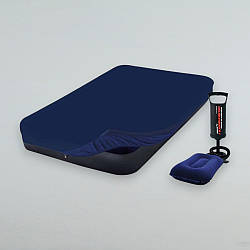 Комплект для сну Intex 64757-3: матрац + насос + подушка + наматрацник