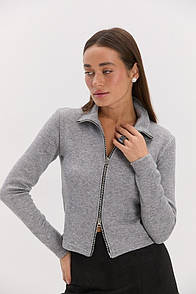 Жіночий джемпер на блискавці трикотажний ARJEN MKAR69050-3