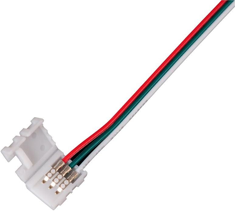 З'єднувальний кабель з конектором для світлодіодної стрічки RGB WS2811, WS2812 3pin (1 jack) 10 mm