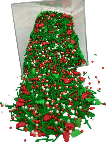 Посипка "Вілки червоно-зелені" 50 г, фото 1