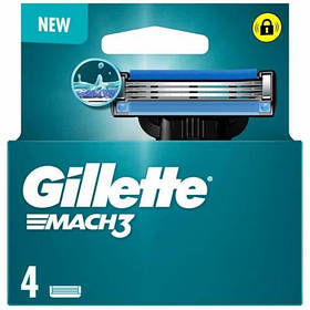 Змінні касети для гоління Gillette Mach 3 (4 шт.)