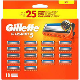 Змінні касети для гоління Gillette Fusion 5 лез (18 шт.)