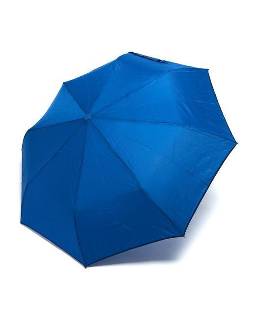 Парасоля SL7003 жіночий напівавтомат 8 спиць 3 складання Синій з темно-синьою облямівкою, фото 1