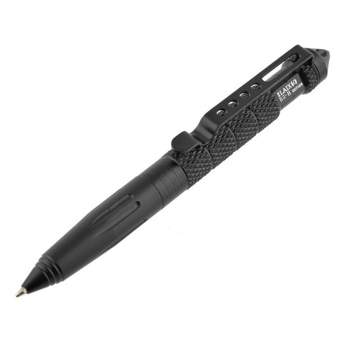 Тактична ручка зі склобоєм Laix B2 Tactical Pen з алюмінію, Чорний, фото 1