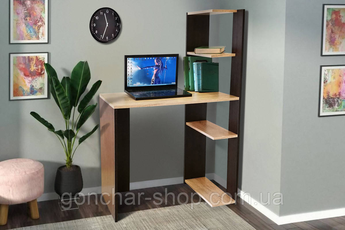Стіл комп'ютерний СК-6 Сонома+Венге, фото 1