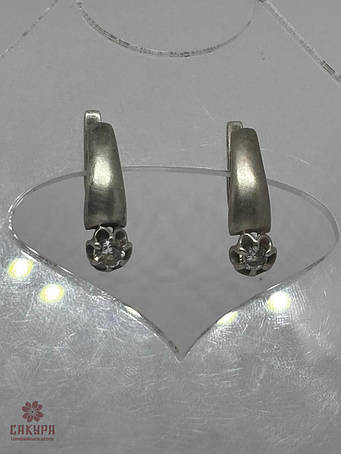 Срібні сережки