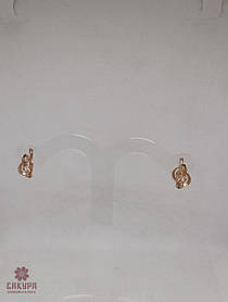 Золоте зі вставкою цирконій