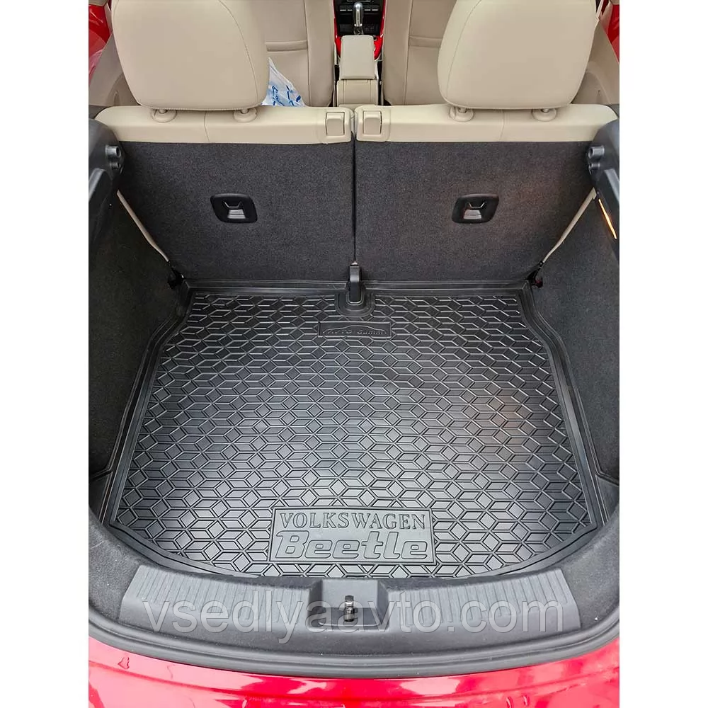 Килимок у багажник Volkswagen Beetle (2011-2019) (Avto-Gumm) пластик+гума, фото 1