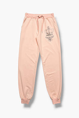 Спортивні штани для дівчинки рожевого кольору р.164 208080T Безкоштовна доставка