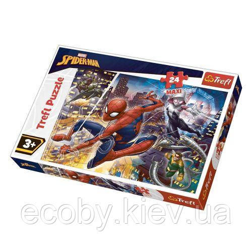 Пазли Maxi "Марвел: Відважна Людина-павук" Trefl, фото 1